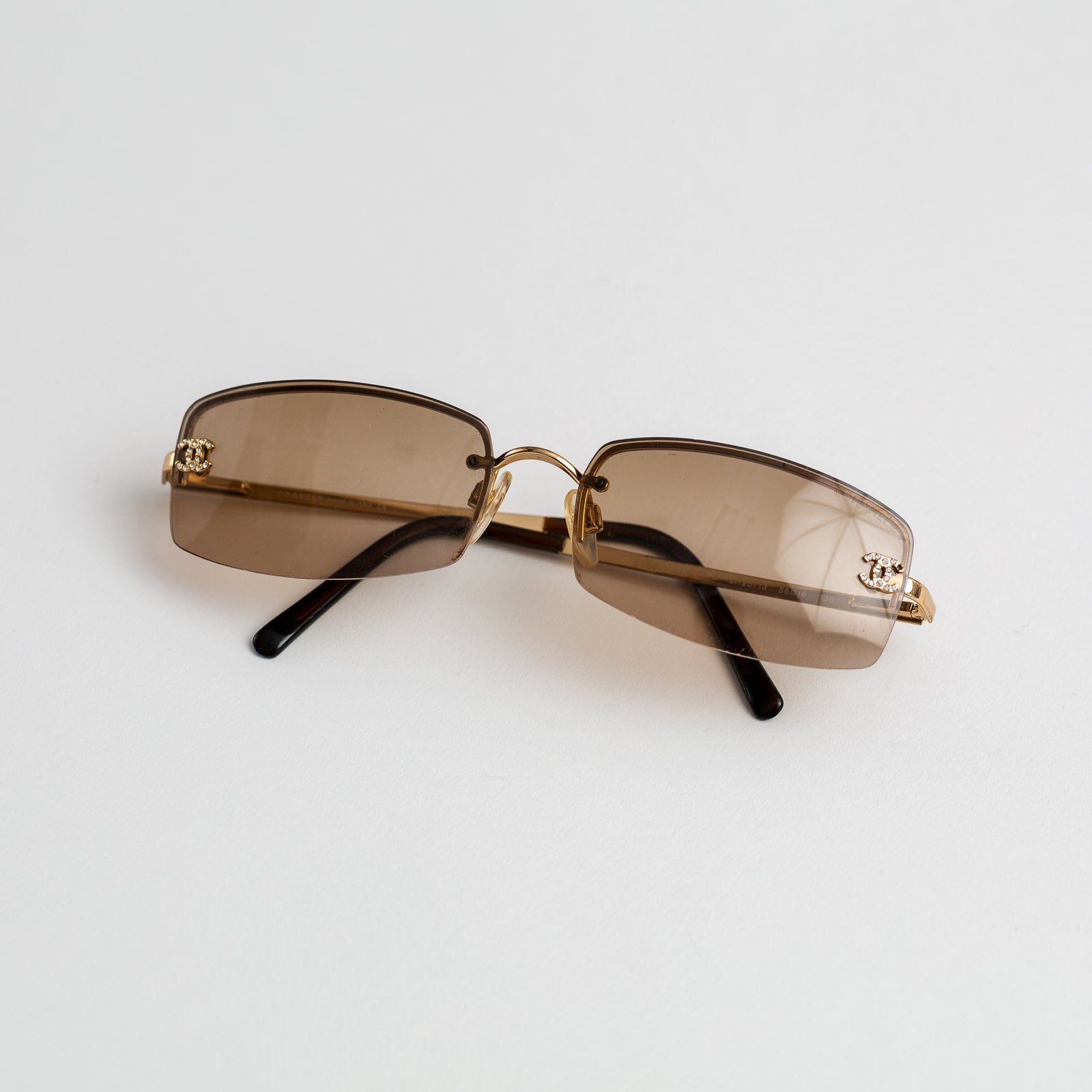 Authentic Rimless Chanel Sunglasses