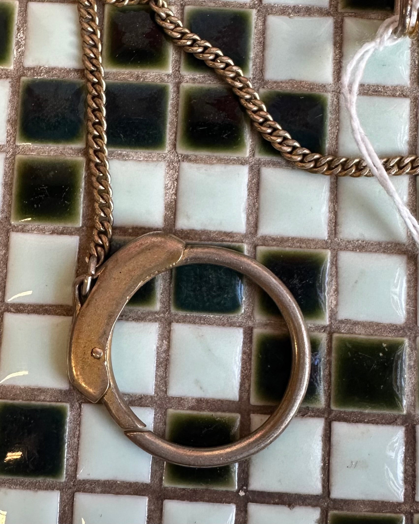 Swank pocket watch chain top